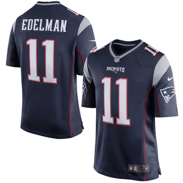 Julian Edelman New England Patriots Youth Nike Team Color Game Jersey - Navy Blue